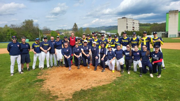 U15 a přátelské utkání s ženskou baseballovou reprezentací, 14.4. 2024